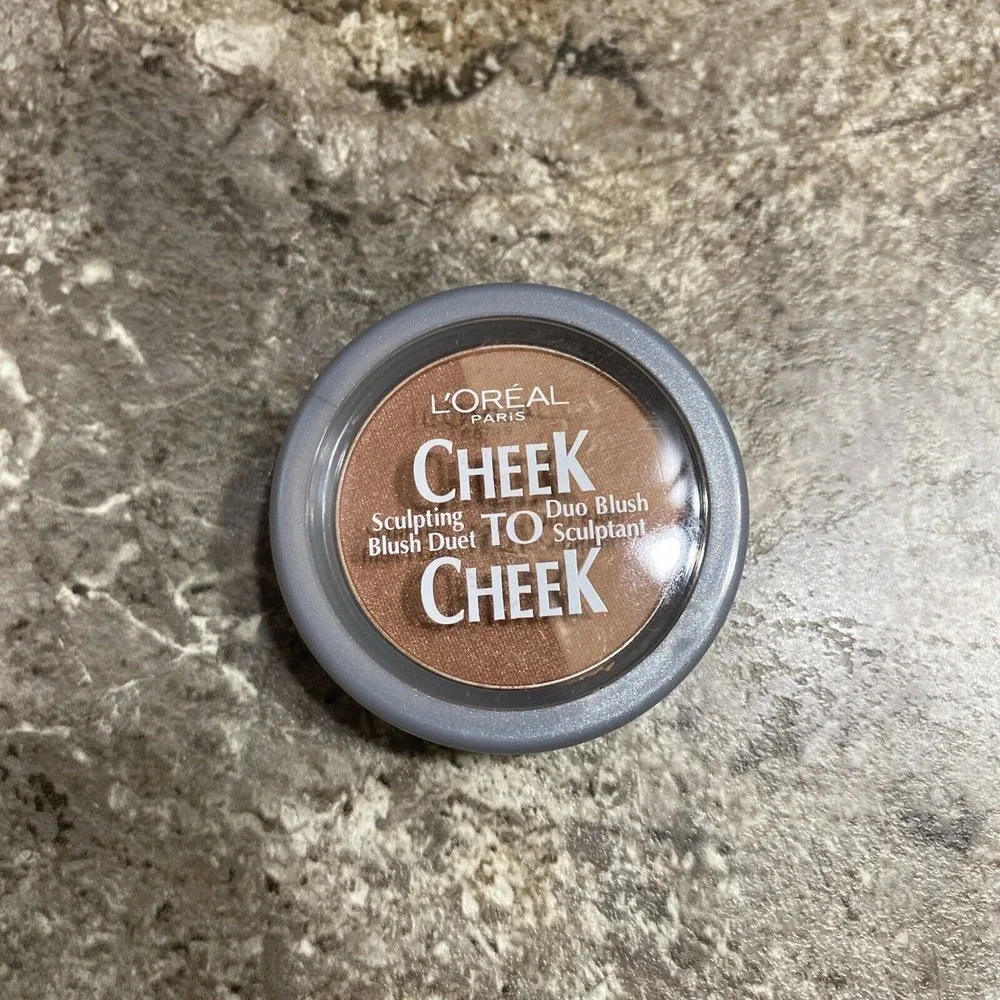 LOREAL Cheek To Cheek‎ Sculpting Blush Duet Duo In Desert Rose new
